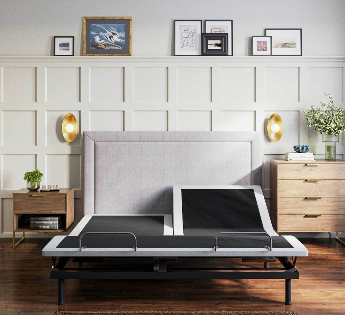BTX4 Split Top California King Adjustable Bed Base