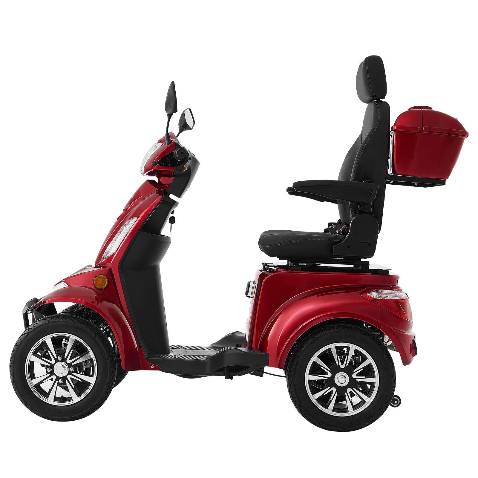 Uimoso Heavy-Duty 4-Wheel Mobility Scooter 21.5 Miles Range 3-Speed, 500Lbs Load