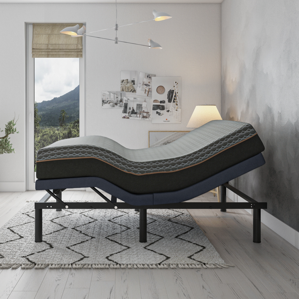 BT3000 Queen Adjustable Bed Base With Head and Foot Position Adjustment