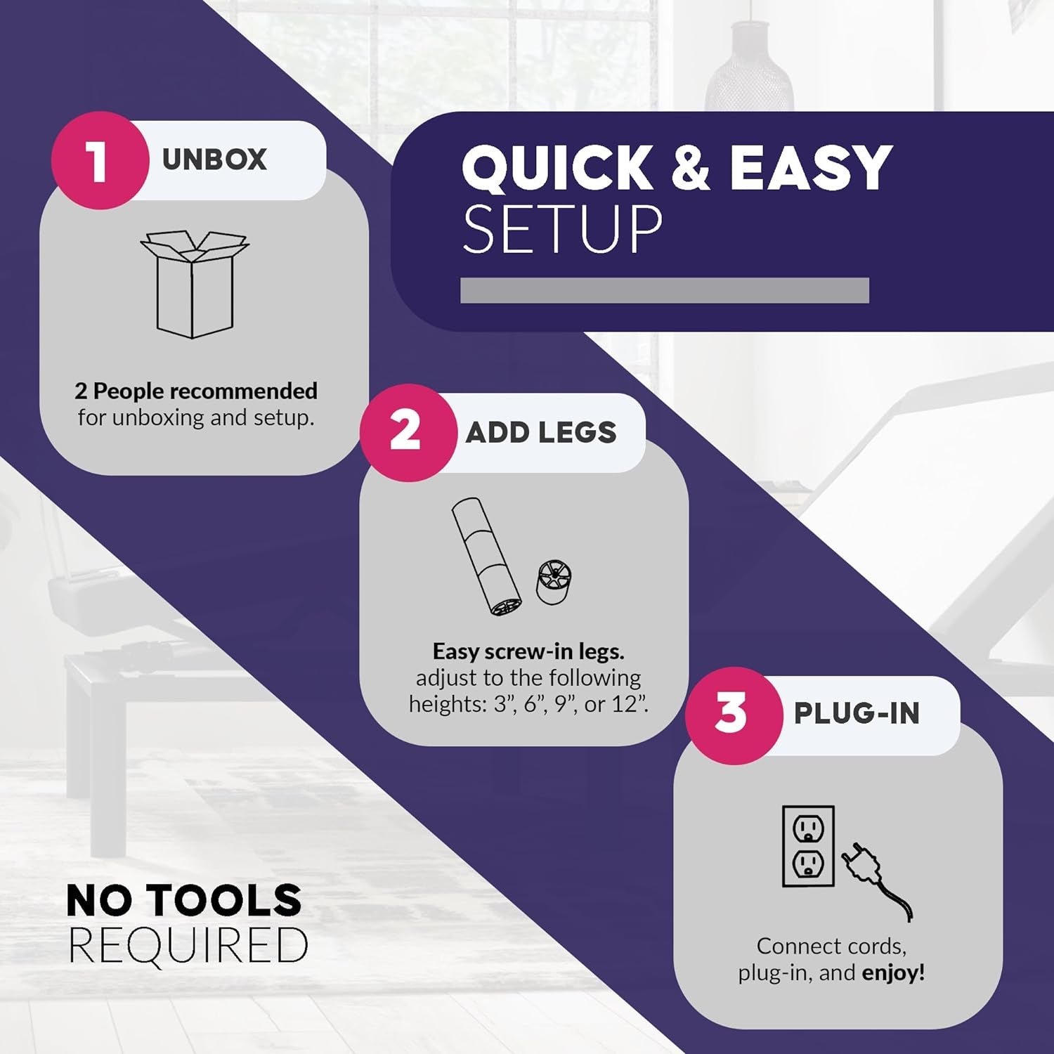 - E4 Split Head Flex Top King Size Adjustable Bed Frame Set with 12" Copper Gel Infused Memory Foam Mattress Medium Firm, 120-Night Trial